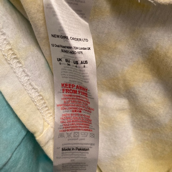 Sanrio - Hello Kitty - New Girl Order NGO -TieDye t-shirt dress - size 8 - tunic - Picture 5 of 6